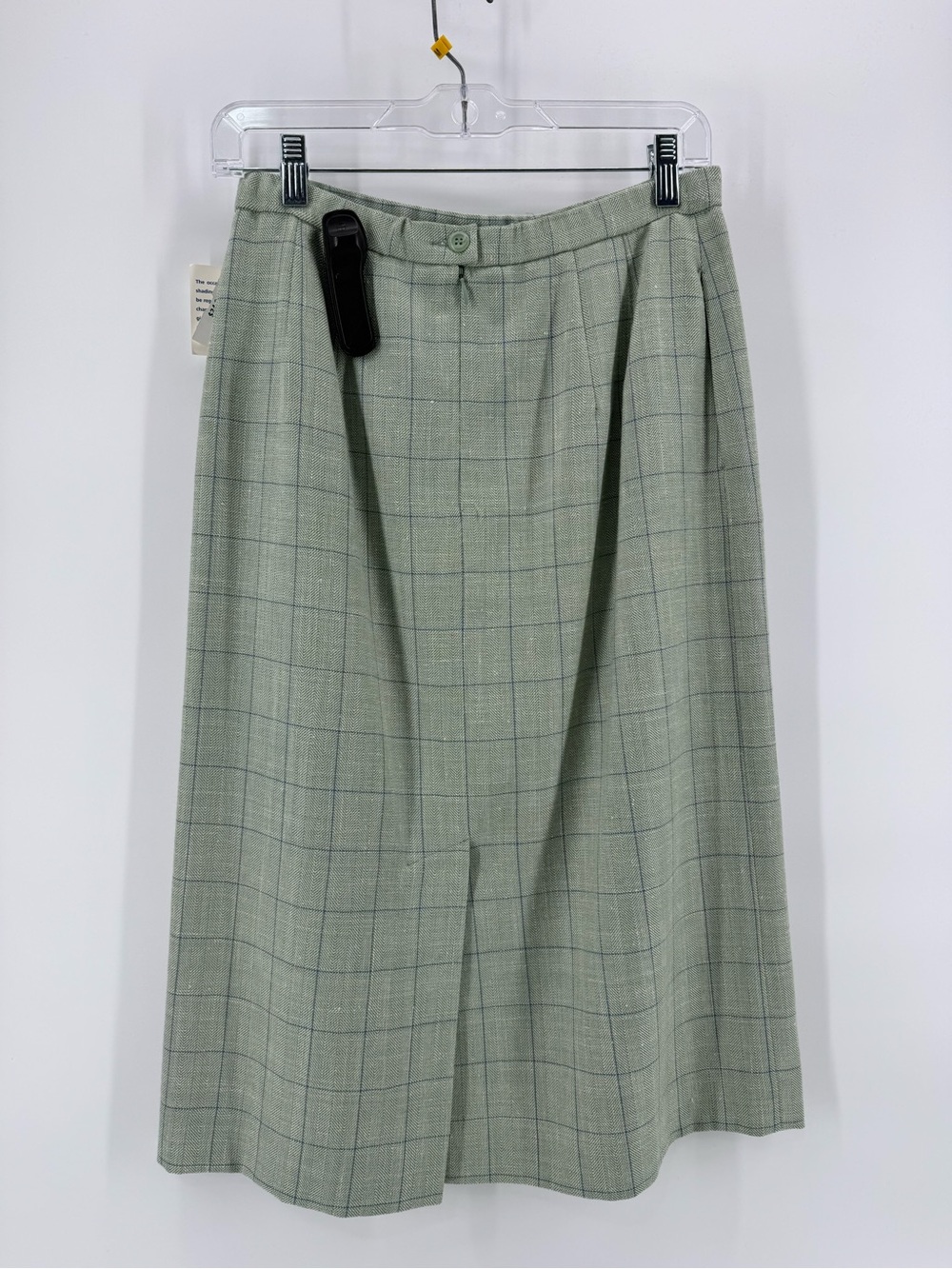 Pendleton Classic A-Line Green Plaid Skirt - Picture 2 of 5